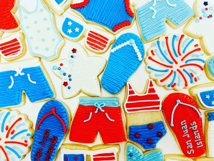 4th of July cookies