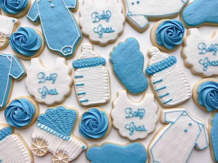 Baby shower blue