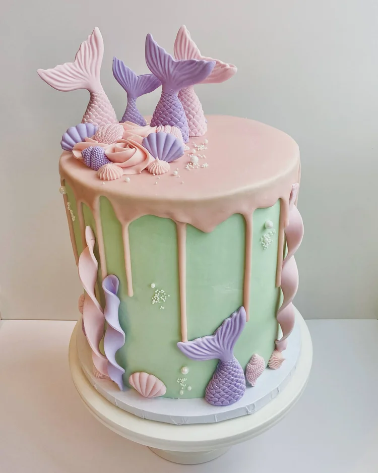 Fondant mermaid