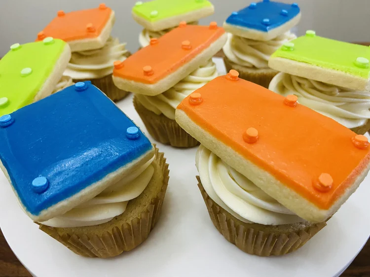 Lego cupcakes