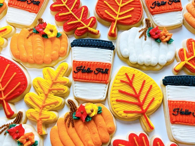 Fall & Thanksgiving cookies