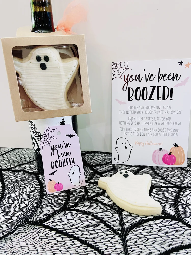 Wine cookie box